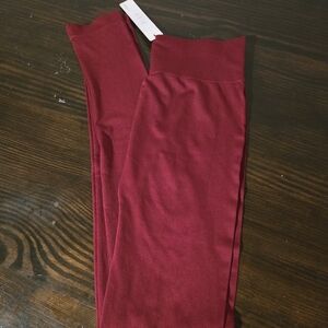 Burgundy Leggings